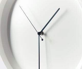 Atipico 'Dish' wall clock, white WHITE ATIP20DIS106WHI