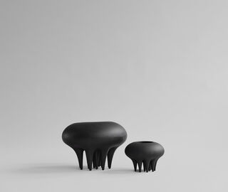 101 Copenhagen 'Medusa'  vase, big, coffee BROWN COPH25MED522BEI