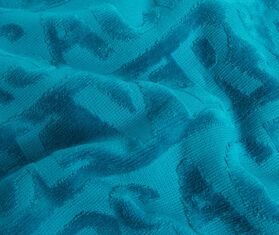 Versace 'I Love Baroque' beach towel, Capri blu BLUE VERS22BEA083BLU