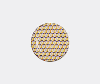 La DoubleJ 'Cubi Giallo' dessert plate, set of two MULTICOLOUR LADJ22DES303MUL