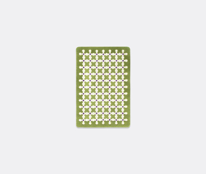 Cc-tapis 'Criss Cross' rug, green GREEN CCTA25CRI860GRN