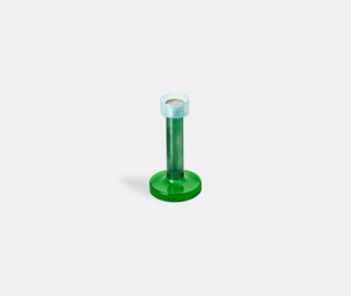 &amp;k Amsterdam 'Bole' candleholder, medium, blue and green MULTICOLOUR AMST25BOL033MUL