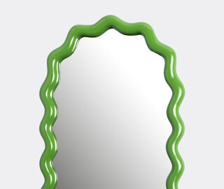 &amp;k Amsterdam 'Zigzag' mirror, green GREEN AMST25MIR260GRN