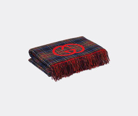 Gucci 'Gucci tartan' blanket, blue MULTICOLOUR GUCC21PLA507BLU