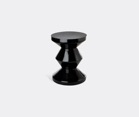 POLSPOTTEN 'Zig Zag' stool, black BLACK POLS22ZIG269BLK