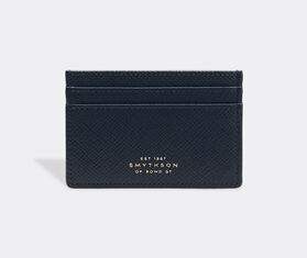 Smythson &#39;Panama&#39; card holder, navy BLUE SMYT22FLA217BLU