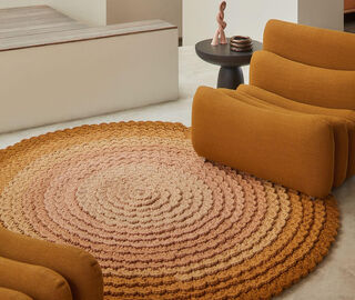 Cc-tapis 'Swirl' rug, yellow multicolor MULTICOLOUR CCTA25SWI808YEL