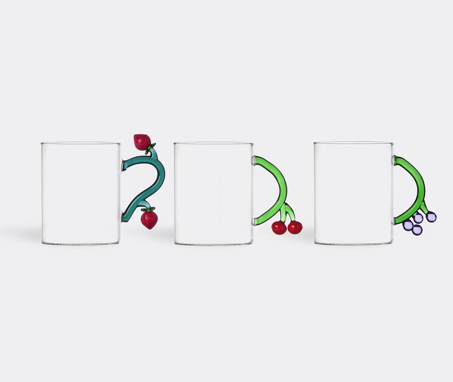 Ichendorf Milano 'Fruits and flowers' mug, set of three MULTICOLOUR ICMI24FRU930MUL