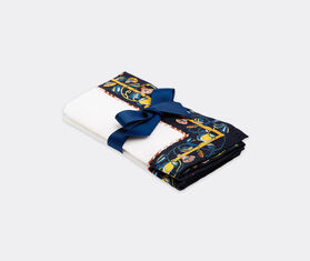 La DoubleJ &#39;Borboni Blue&#39; large napkin, set of two MULTICOLOUR LADJ23LAR536BLU