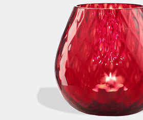 NasonMoretti &#39;Macram&eacute;&#39; candle holder, medium, red RED NAMO22CAN925RED