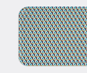 La DoubleJ 'Cubi Blu' rectangular tray MULTICOLOUR LADJ22REC634MUL