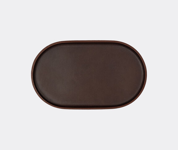 Uniqka 'Plato' tray, oval, dark brown undefined ${masterID}