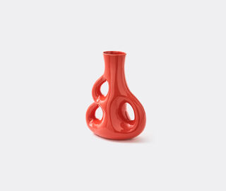 POLSPOTTEN 'Three Ears' vase, large, coral red CORAL POLS24VAS541RED