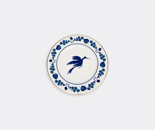 La DoubleJ 'Wildbird' charger plate MULTICOLOUR LADJ19WIL242BLU