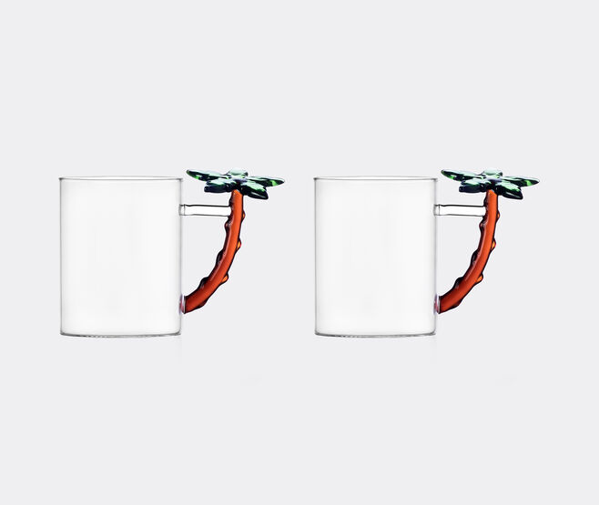 Ichendorf Milano 'Savannah' mug, palm, set of two, multicolor MULTICOLOUR ICMI25SAV881MUL