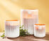 ONNO Collection 'Akosua White' candle Sunset scent, small WHITE ONNO23CAN656WHI