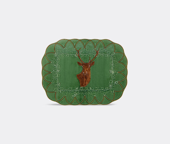 Bordallo Pinheiro 'Bosque' deer tray undefined ${masterID}