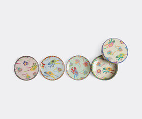 Lisa Corti 'Japanese' dessert plate, set of four, multicolor MULTICOLOUR LICO26JAP823MUL