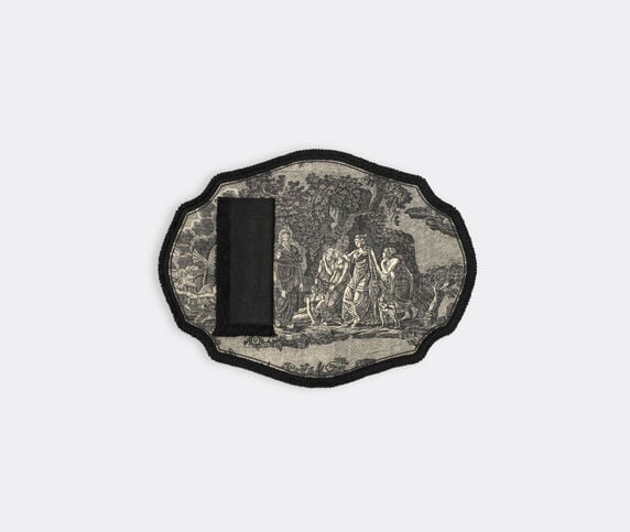Gucci 'Toile De Jouy' placemat and napkin, black black GUCC23PLA759BLK