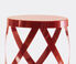 Cappellini 'Ribbon' stool, low, red Red CAPP20RIB294RED
