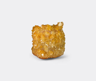 Mineral Series 'Crystal' vase, large, aureate yellow ORANGE MISE26LAR535ORA