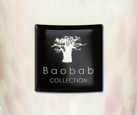 Baobab Collection 'Pearls White' candle, medium PINK BAOB23PEA788MUL
