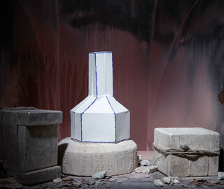 1882 Ltd 'Stegreif' vase, lines MULTICOLOUR 188223STE999MUL