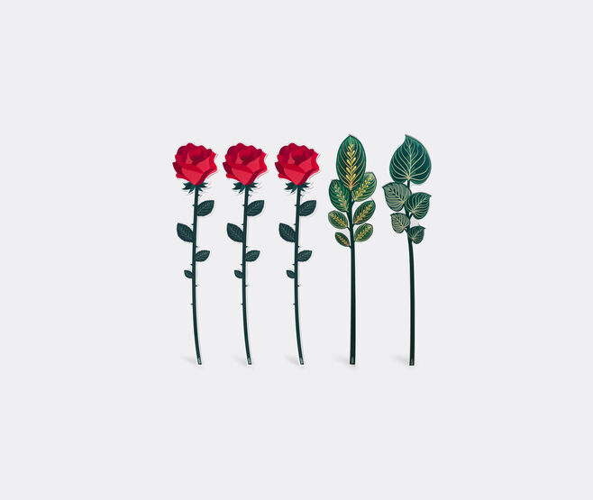 VESTA 'Love' flower, set of five, multicolor MULTICOLOR VEST26BOU991MUL