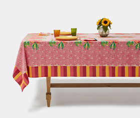 Lisa Corti &#39;Camelia Magenta&#39; tablecloth, pink PINK LICO23TAB589MUL