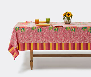 Lisa Corti 'Camelia Magenta' tablecloth, pink PINK LICO23TAB589MUL