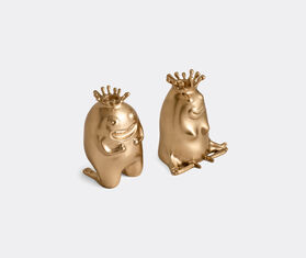 L&#39;Objet &#39;Haas King and Queen&#39; candlesticks GOLD LOBJ22HAA422GOL