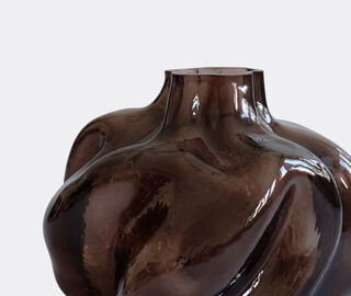 101 Copenhagen 'Wabi' vase, medium, smoked forest GREY COPH25WAB717GRN