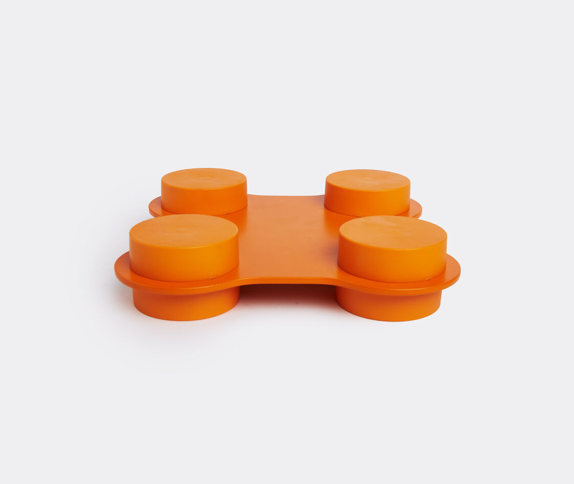 Cassina 'modular Imagination By Virgil Abloh' Quadruple Connector In Orange
