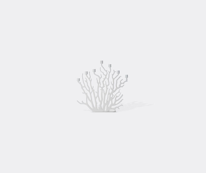 Driade 'Tenochtitlan' candle holder, small, white WHITE DRIA25TEN223WHI