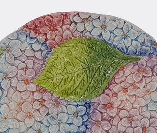 Les-Ottomans 'Ortensie' dessert plate, set of two MULTICOLOUR OTTO23ORT742MUL
