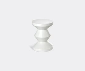 POLSPOTTEN &#39;Zig Zag&#39; stool, white WHITE POLS22ZIG252WHI