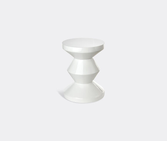 POLSPOTTEN 'Zig Zag' stool, white undefined ${masterID}