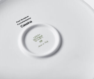 Cassina 'Post Scriptum' circle container, white WHITE CASS22POS041MUL