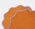 La DoubleJ 'Rainbow Siena Cloud' tablemat, set of two orange LADJ23CLO963MUL