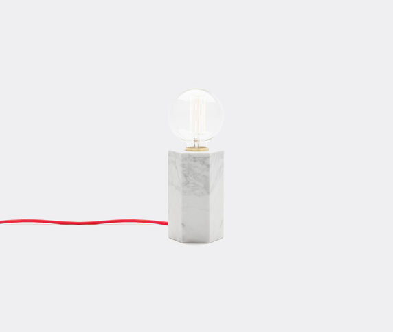 Aparentment 'Marblelous' lamp, US plug White, red APAR17MAR317WHI