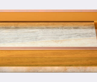 Reflections Copenhagen 'Shadow' tray, amber and clear MULTICOLOUR REFL25SHA220MUL