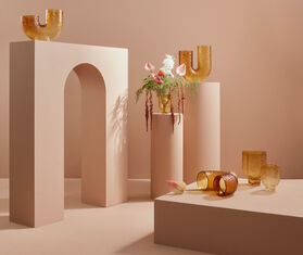 AYTM 'Arura' trio vase, amber AMBER AYTM22ARU460AMB