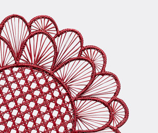 THEMIS Z 'Symi' placemat, set of two, burgundy BURGUNDY THEM24SYM405RED