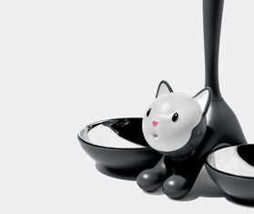 Alessi &#39;Tigrito&#39; cat bowl, black BLACK ALES21TIG023BLK