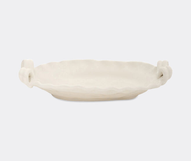 Bitossi Home 'Bow' platter, ivory IVORY BIHO26DEC937IVO