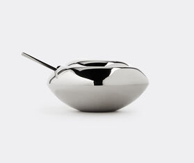 Tom Dixon 'Form' sugar dish and spoon SILVER TODI19FOR775SIL