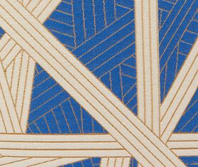 Missoni 'Nastri' pouf cube, blue BLUE MIHO23NAS003MUL