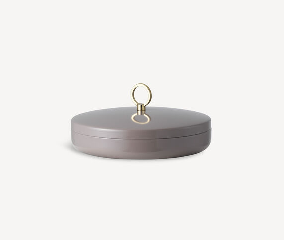 Normann Copenhagen 'Ring' box, large, taupe  NOCO21RIN534GRY