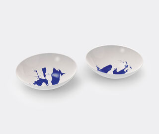 Cassina 'Le Monde de Charlotte Perriand Neige' soup plate, set of two MULTICOLOUR CASS21SET224BLU
