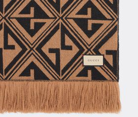 Gucci 'Rhombus' plaid blanket BROWN GUCC22PLA218BRW